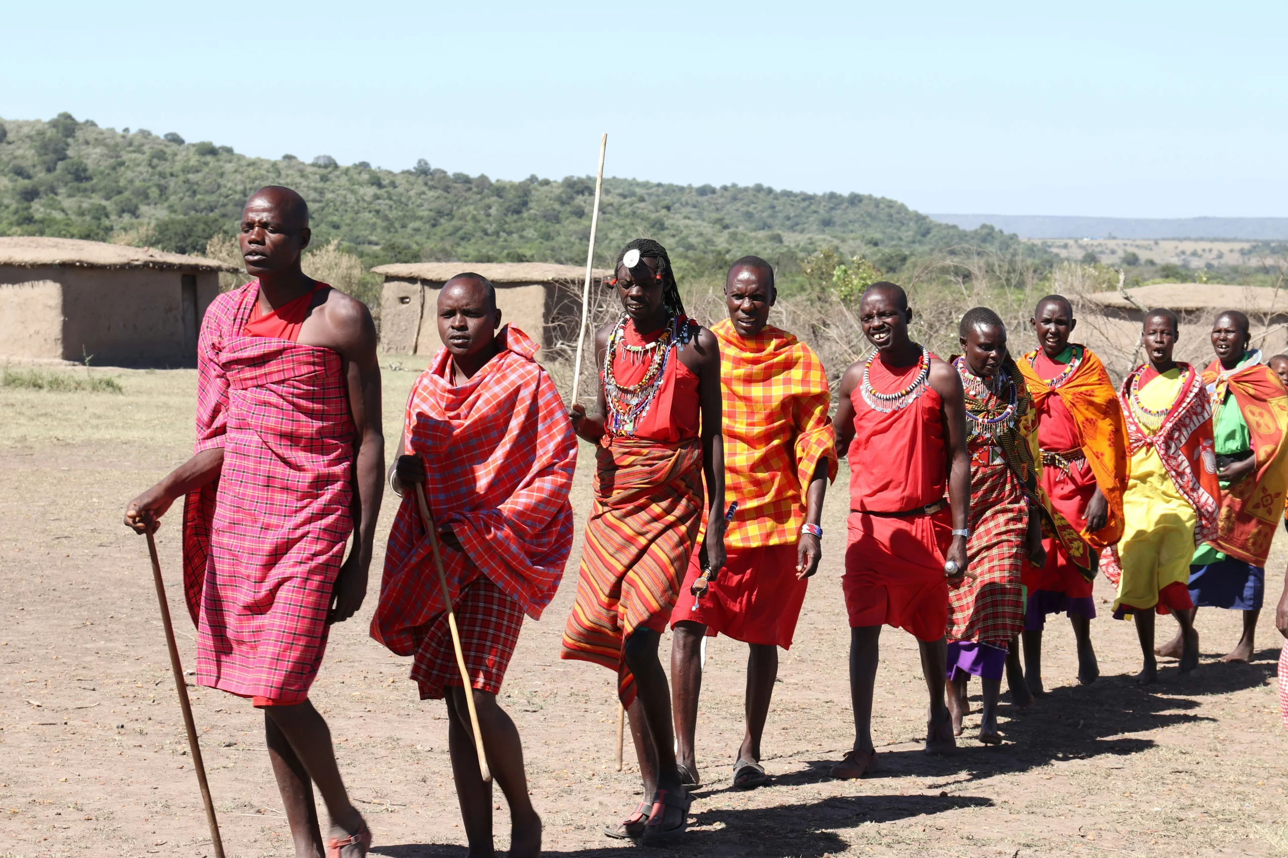 maasai village visit in Masai mara