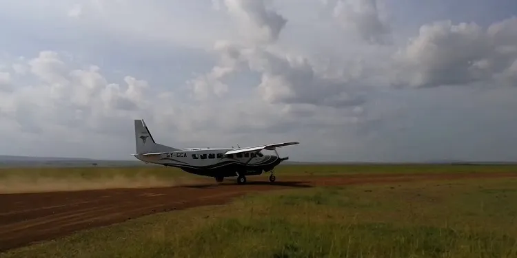 musiara airstrip in masai mara