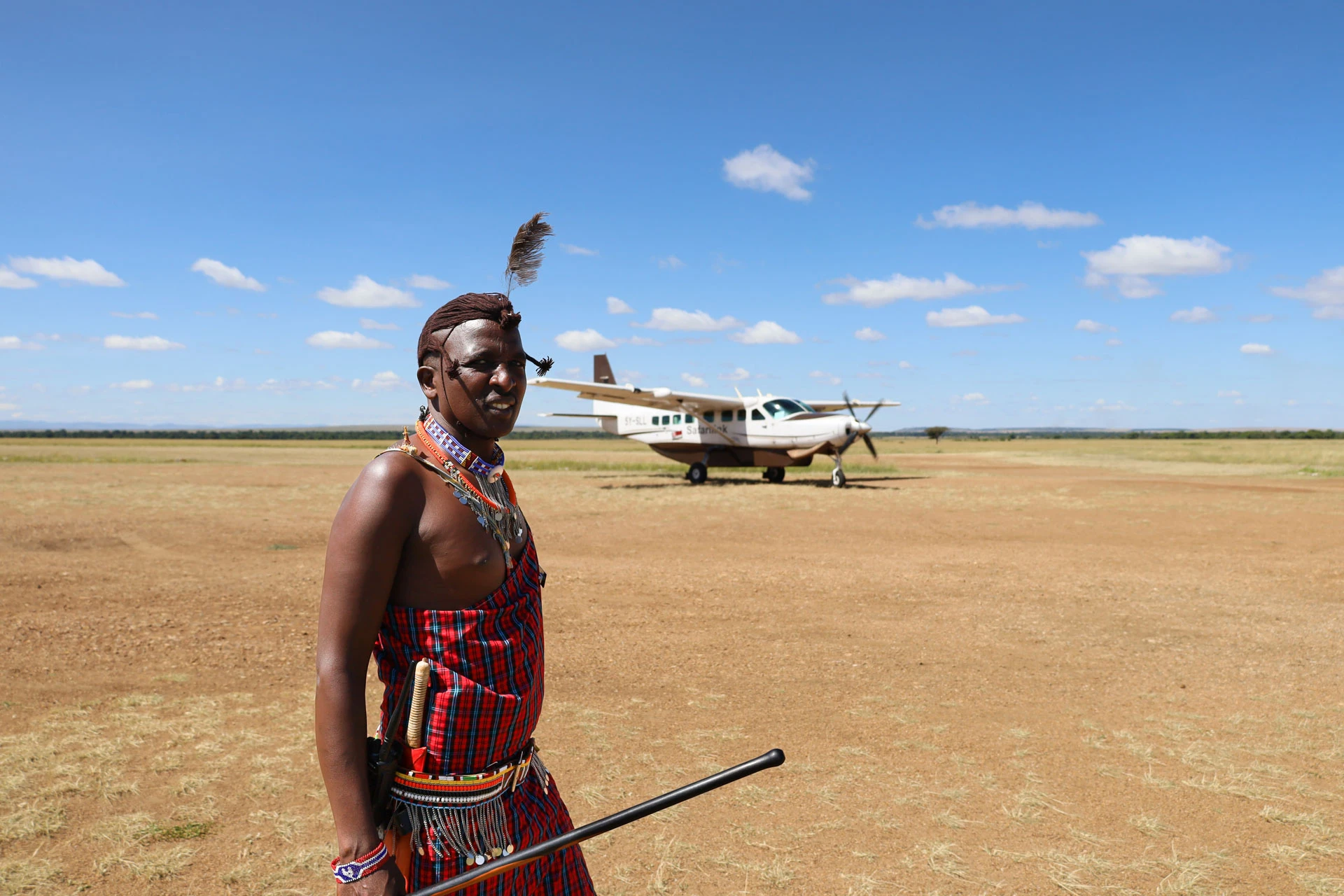 angama airstrip in masai mara