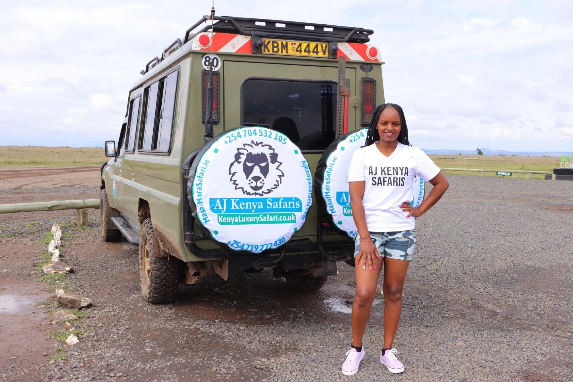 Safari Africa Holidays - Our Safari consultant in Ol Pejeta Conservancy in Kenya.