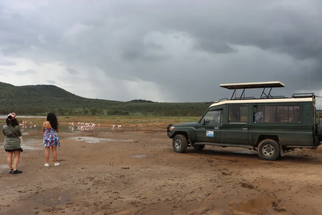 Kenya Safari holidays - Our guests at Lake Nakuru National Park