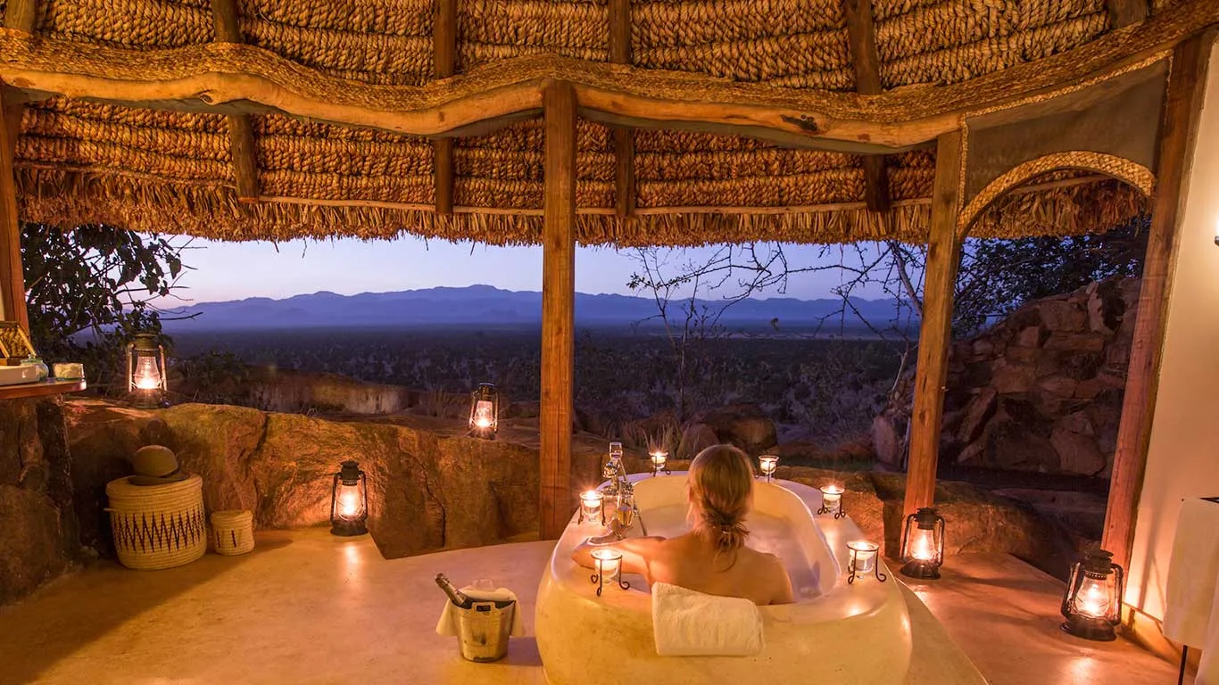 Meru National Park accommodation options - the luxury Elsa’s Kopje Camp