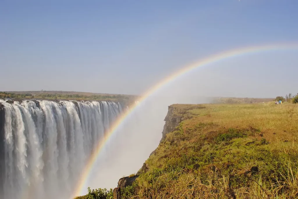 A view of Victoria Falls, one of the seven natural wonders of the world