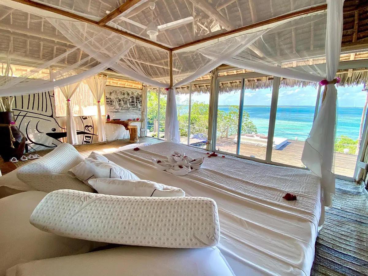 Kenya safari lodges- hotel with a beautiful ocean view