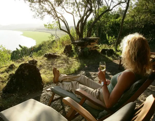 Lakefront luxury Kenya safari lodges - Loldia House, Lake Naivasha