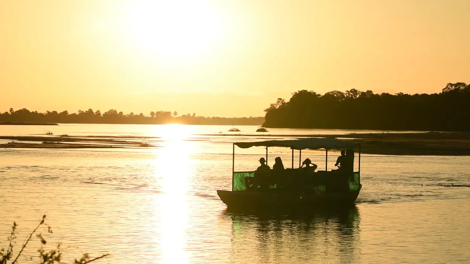 Enjoying boat trips on a Selous Game Reserve safari