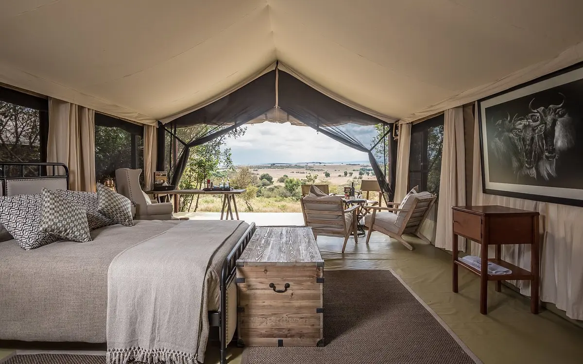 Where to stay on safaris in Tanzania and Kenya - staying at Entim Mara, Masai Mara