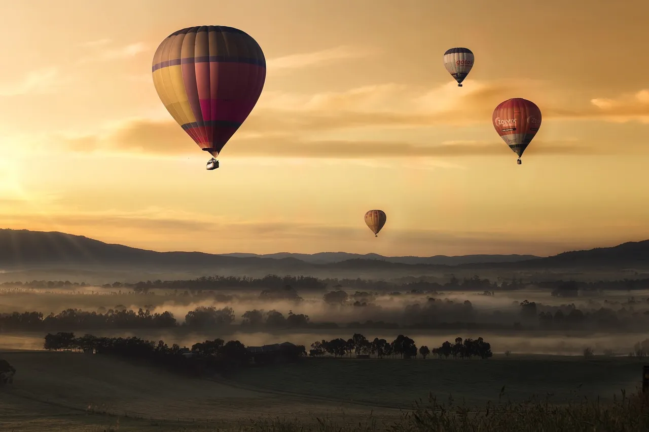 hot-air balloon safari