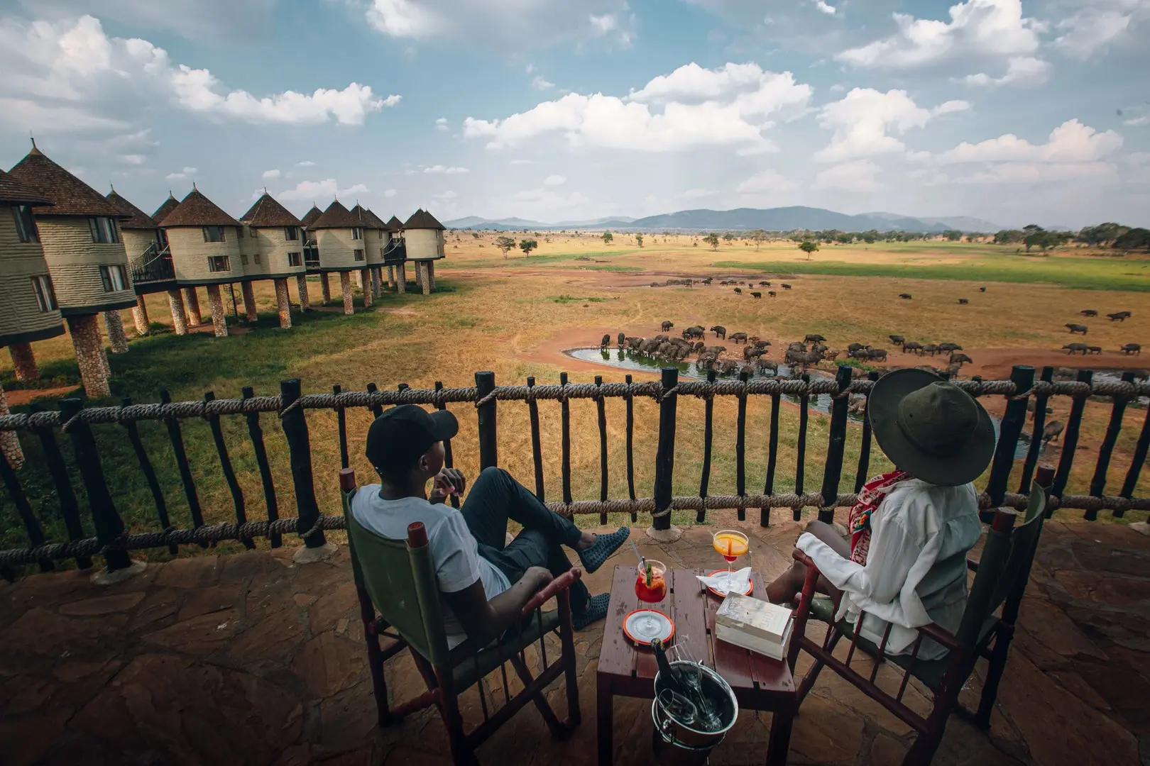 Staying at the Tsavo on your luxury safari in Kenya - The Sarova Salt Lick Safari Lodge