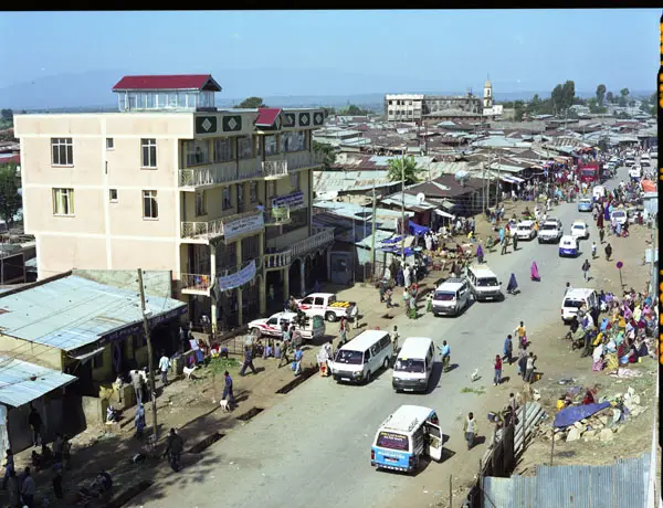 A breathtaking view of Nanyuki town, the gateway to Mount Kenya Adventures