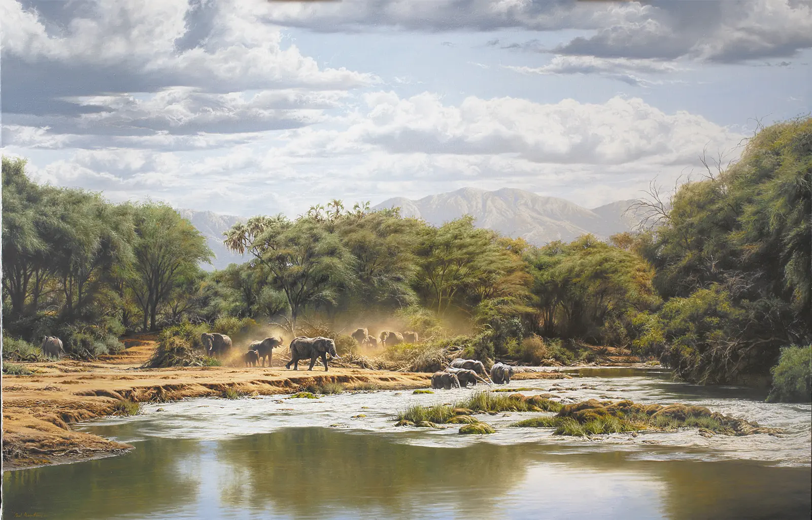 Vising Tsavo National Park on Tour safaris in Kenya - Elephants in Tsavo National Park