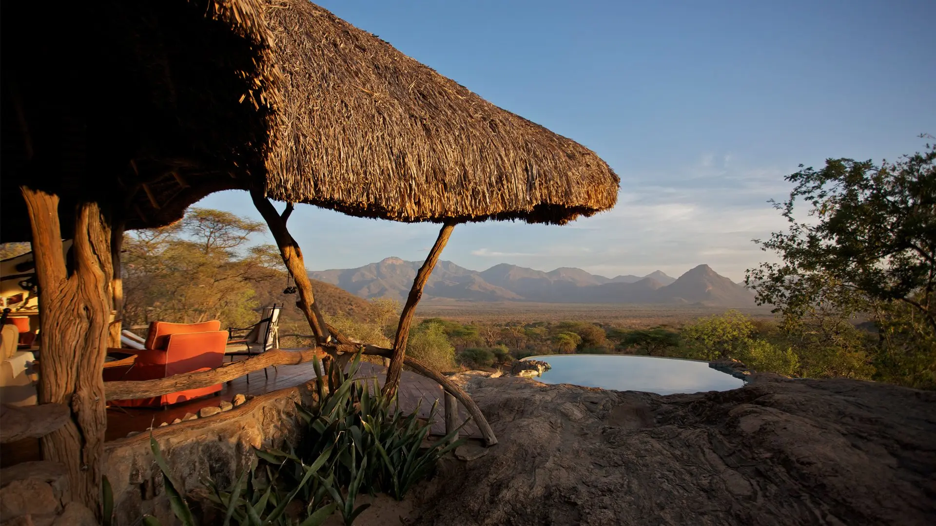 Kenya Safari best time to go to Samburu National Reserve - Views of Samburu Reserve from Sarara Camp