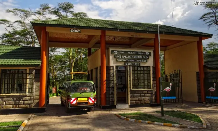 How to reach Nakuru Kenya - The Main Gate into Lake Nakuru National Park