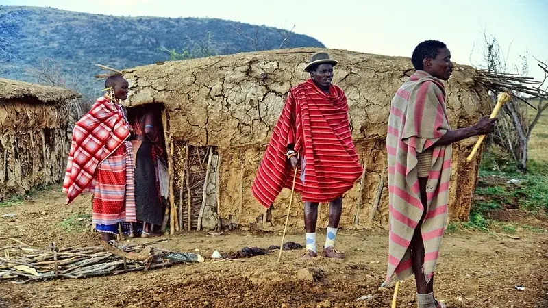Cultural interactions on Kenya Tanzania safari - visiting a Maasai village on a cultural tour