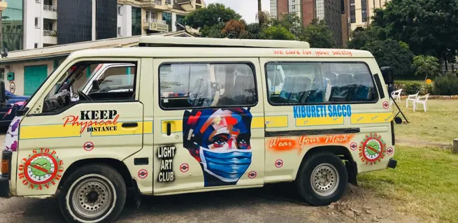 Travelling to Kenya from UK = UN-Habitat launches minibuses in Kenya to spread awareness on COVID-19.